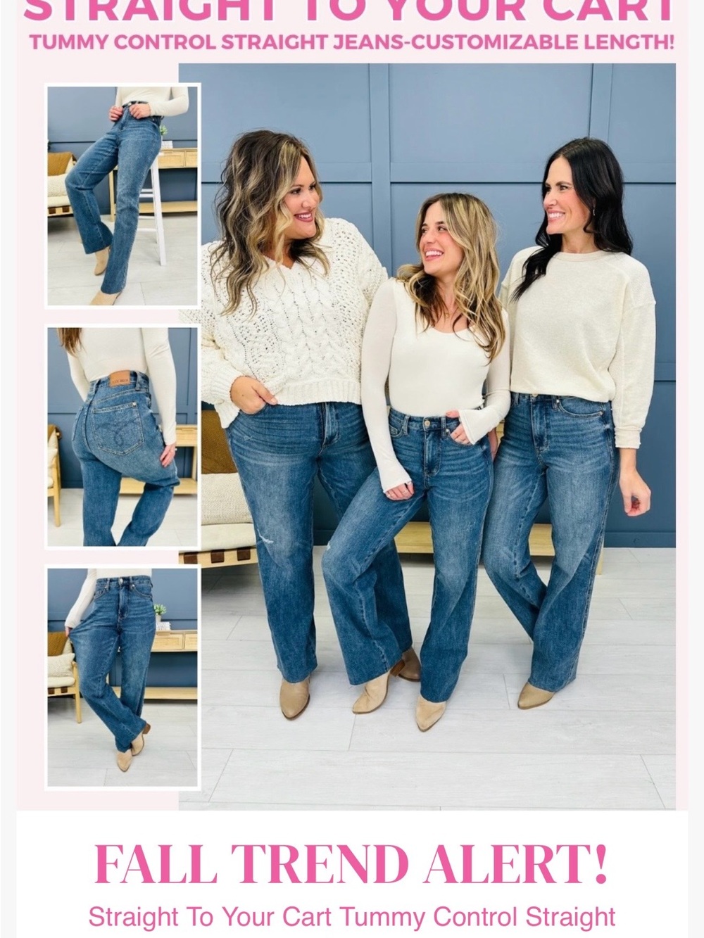Judy Blue Medium Wash Boot Cut Jeans - Short